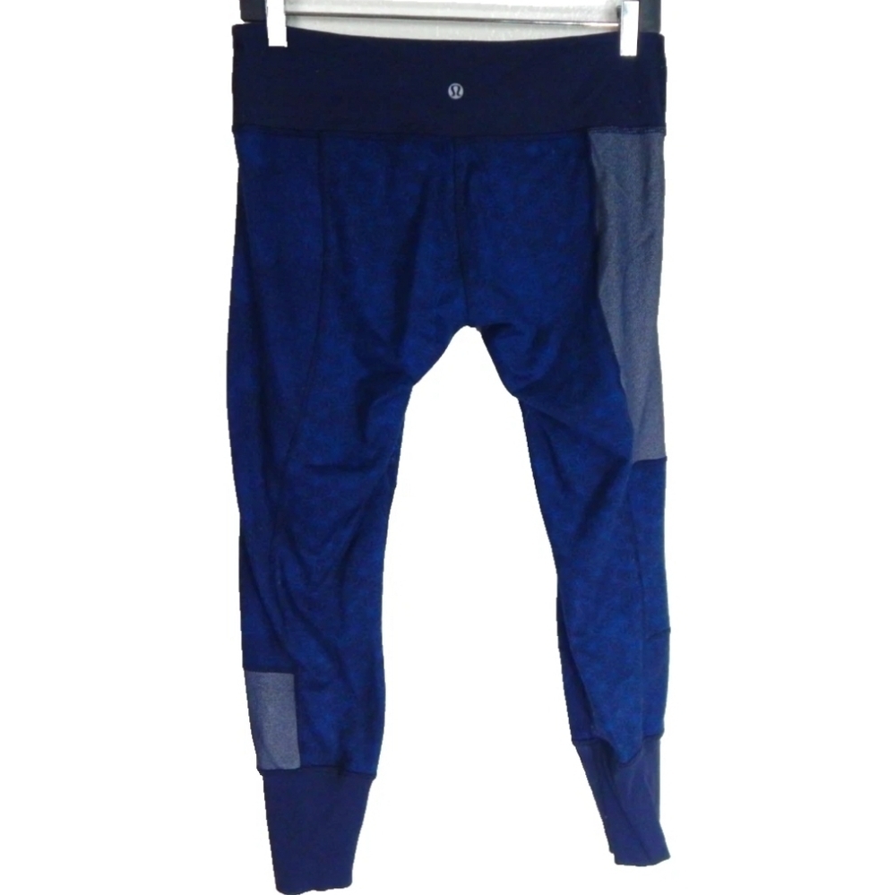Lululemon Wunder Under Leggings Shashiko Patchwork